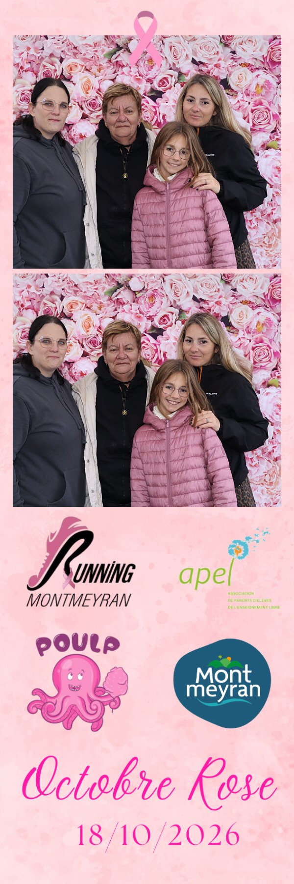 Photo de Octobre Rose Montmeyran par Photobooth