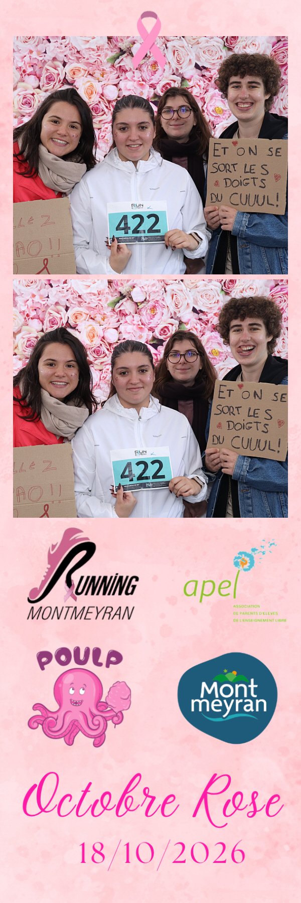Photo de Octobre Rose Montmeyran par Photobooth