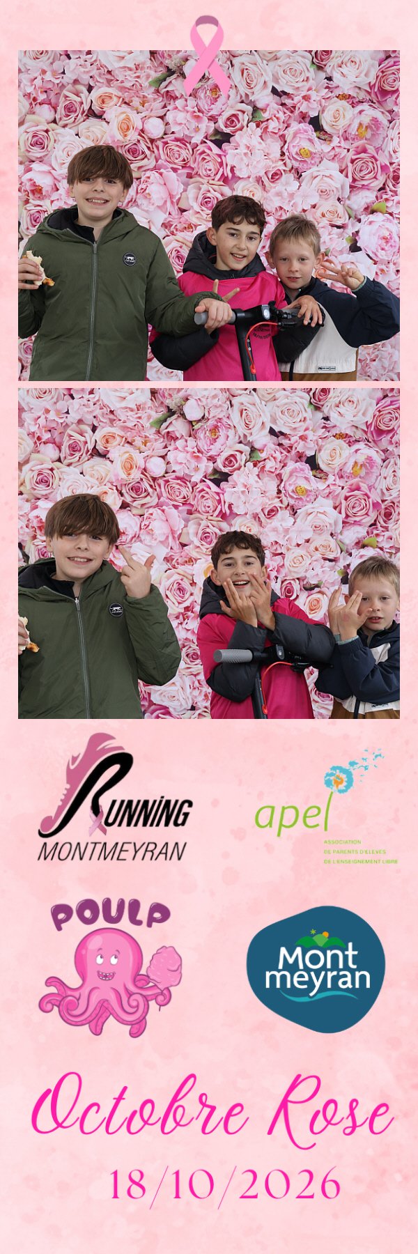 Photo de Octobre Rose Montmeyran par Photobooth