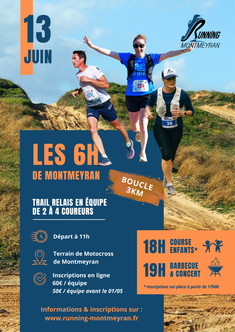 Affiche Les 6H de Montmeyran 2026