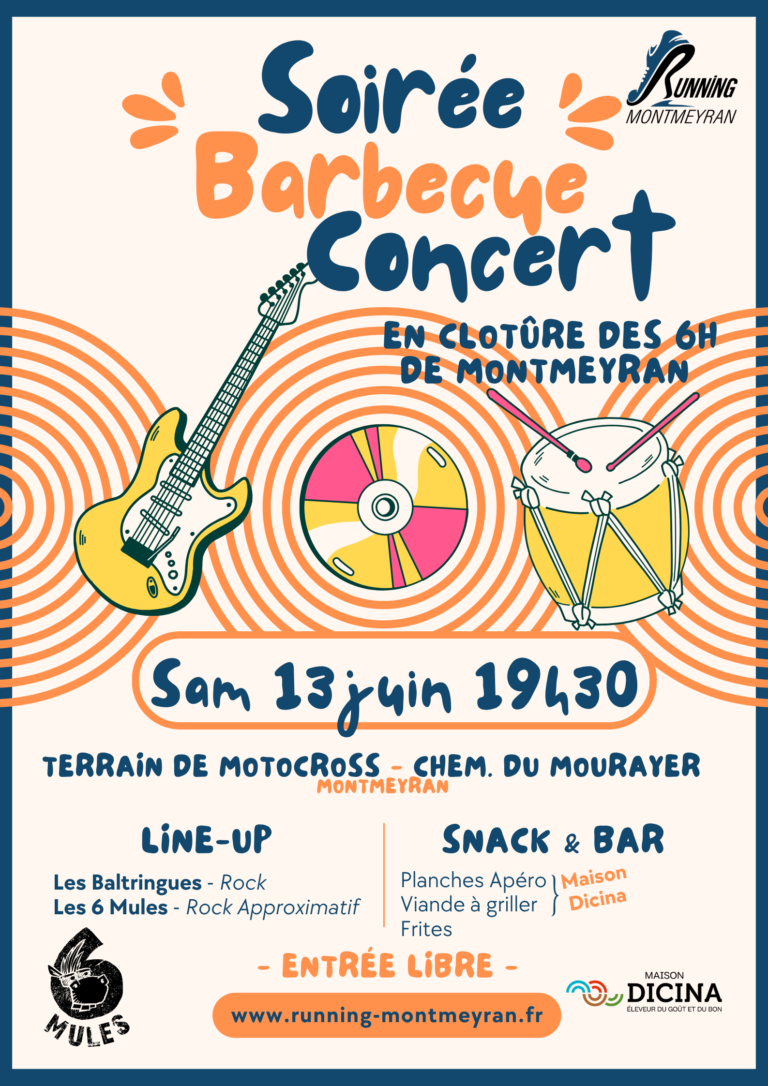 Affiche Soirée BBQ & Concert